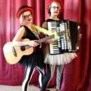 PP & Squeezebox Rosie ready for the show